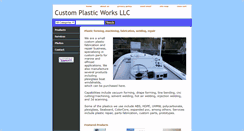 Desktop Screenshot of customplasticworks.com